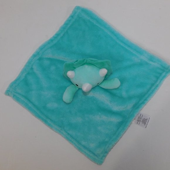 Baby's First Nemcor Blue Triceratops Dinosaur Plush Baby Security Blanket Lovey - Picture 3 of 5